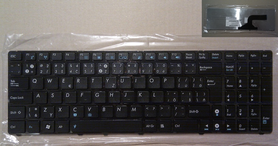 Klávesnice SK Asus N53 N61V K53 N60 N61J U50V U50 UL50 G60