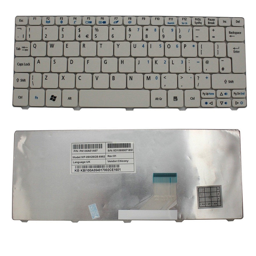 Klávesnice Acer Aspire One 532 532H AO532 D255 D255E D257 D260