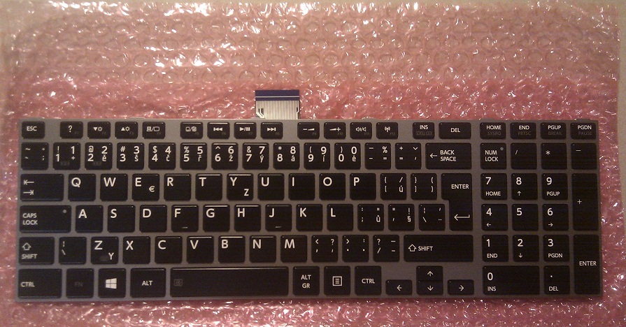 CZ klávesnice Toshiba Satellite Pro C850 C855 C850D C870 L850 L855