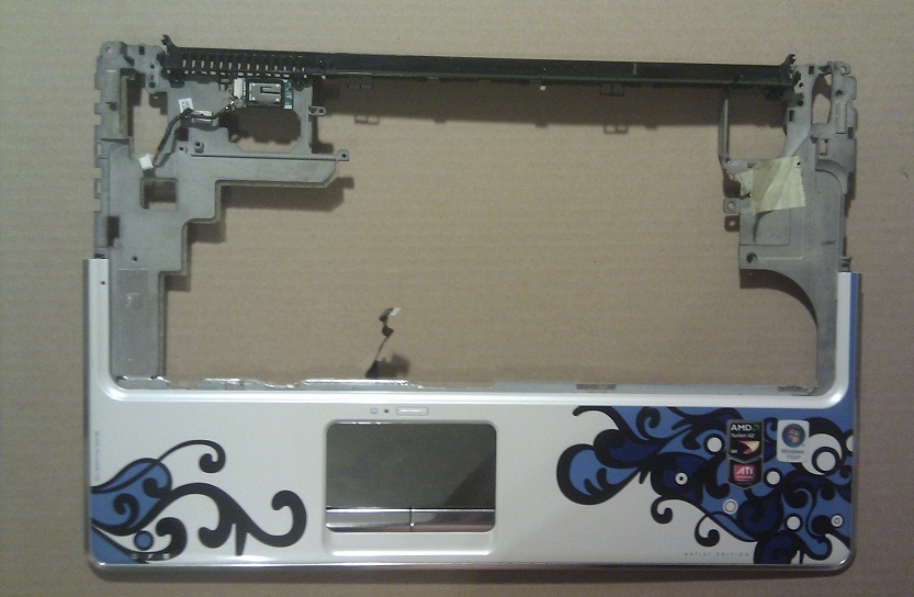 HP Pavilion dv6-1299ea - horní plastový díl