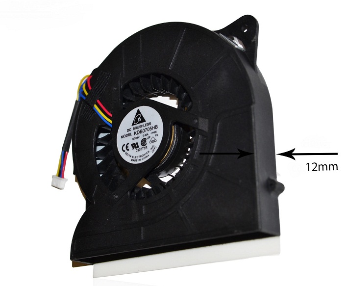 Ventilátor chlazení pro Asus X71 X71S X71SL