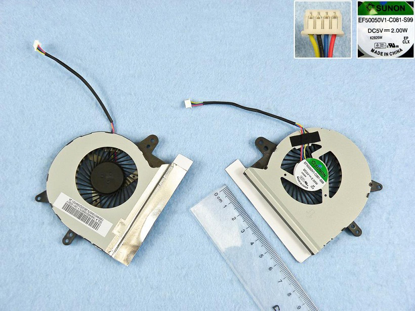 Ventilátor chlazení pro Asus X401A X401E X401E X501 X501U 