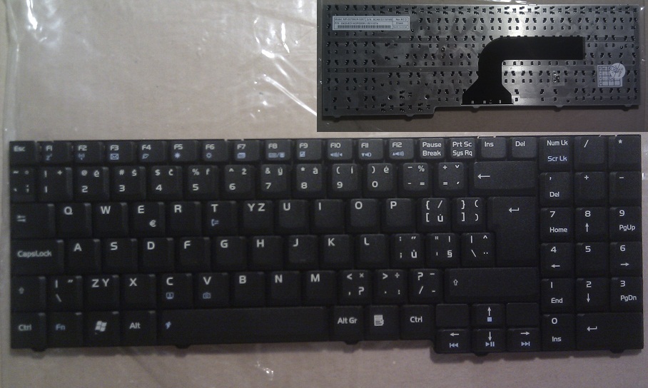 Klávesnice CZ Asus G50 G71 M50V M50 X57 M70 G70