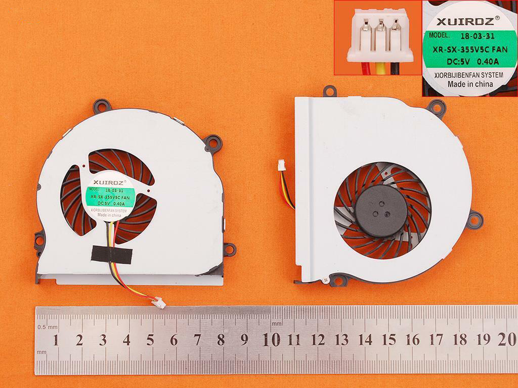 Ventilátor chlazení pro Samsung NP350V5C NP355V5C