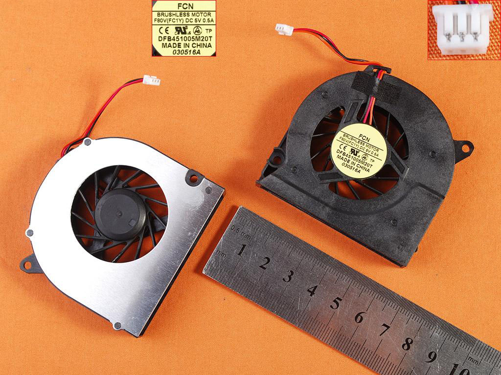 Ventilátor chlazení pro HP COMPAQ 6510B 6515B 6520S 6530B 6535B 6720S 6730B 6735, 3pin