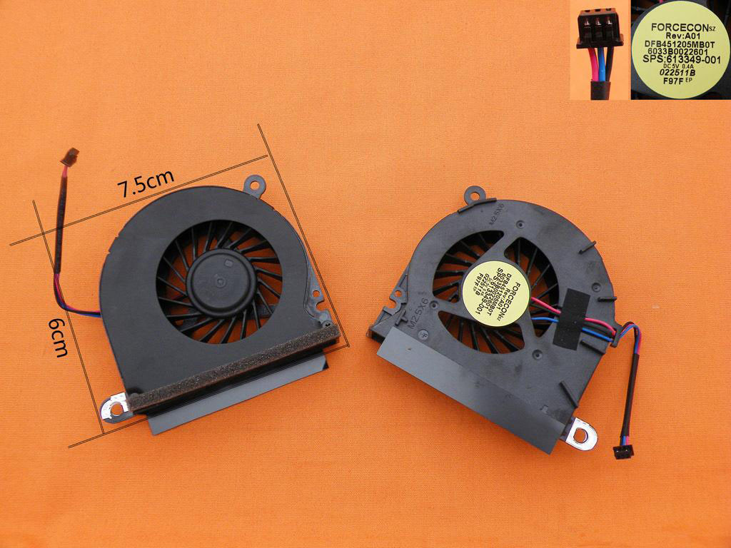 Ventilátor chlazení pro HP ProBook 6545B 6445B 6555b 6440B 6540B