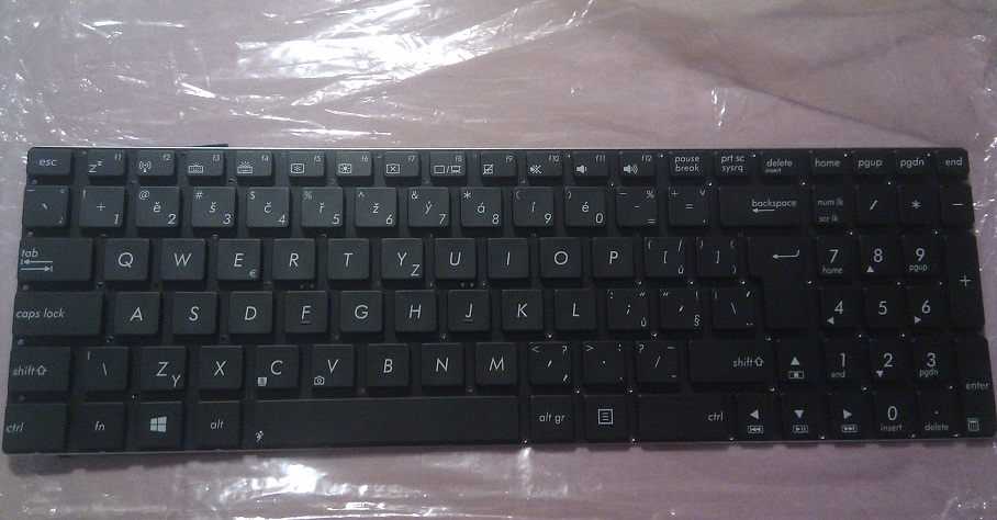 CZ klávesnice Asus N56 N56DP N56V
