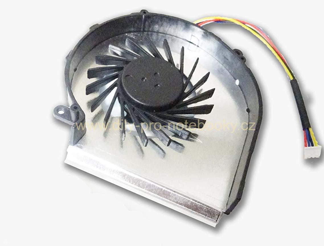 Ventilátor chlazení pro MSI GE62 GE72 GL62 GL72 PE60 PE70, CPU, 4PIN, verze 2
