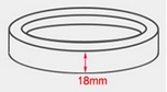Lepicí izolační páska z acetátové tkaniny, šířka 18mm