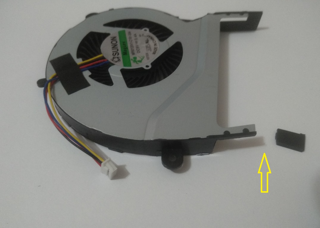 Ventilátor pro Asus X455LD X455CC A455 A455L K455 X555 A555L, malé poškození