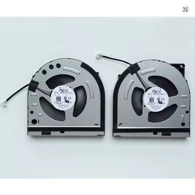 Ventilátory chlazení pro Lenovo Lenovo GeekPro G5000 2024 LOQ 15ARP9, DC12V, verze 1, CPU + GPU