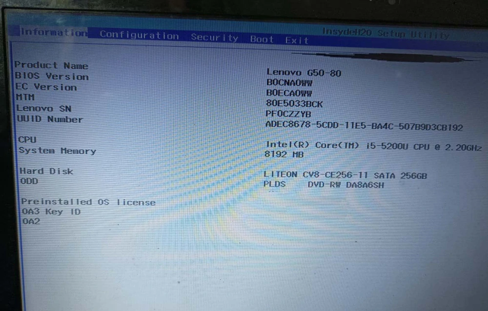 Základní deska základní deska Lenovo G50-80 / G50-70